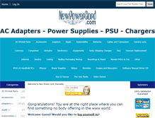 Tablet Screenshot of newpowercord.com
